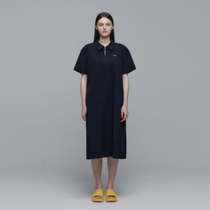 내셔널지오그래픽 N242WOP920 데일리 경량 우븐 스트레치 카라 원피스 CARBON BLACK