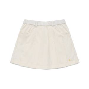 [내셔널지오그래픽 키즈] K242GHP910 여아 우븐 큐롯 반바지 IVORY