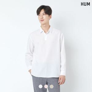 [HUM][HUM]남) TR 반오픈 솔리드 셔츠(FHOECSL144M)