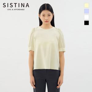 [SISTINA] 인기 셔링 라운드넥 블라우스_AWWBLO21510