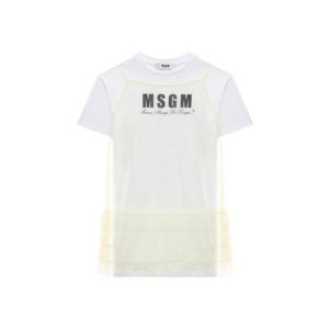 24SS 키즈 로고 코튼 원피스 S4MSJGDR125 00136