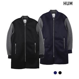 [HUM]남) 네오플랜 소매배색 롱점퍼 (H171U170A)