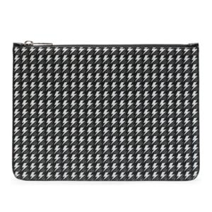 닐바렛 지퍼 클러치 PBSG161BV9203 001 BLACK WHITE