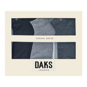 [닥스(양말)]DB24381 신사스니커즈 무지 3족세트