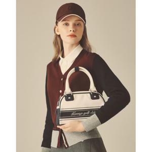 헤지스 골프 여성 24FW 아이보리 Iris 자수 미니 보스턴 HWGF4F602IV