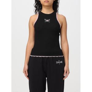 키아라 페라그니 민소매 티셔츠 76CBH647J0102 899 Black