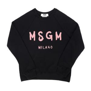 MSGM 3741MDM513 247799 99 브러시드 로고 여성 맨투맨
