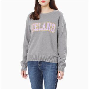 [시에로]ICELAND PRINT 루즈핏 니트 SE2KTF267
