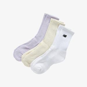 뉴발란스양말 LQJ NBGEDAB226-76 여성_자수 장목양말 3Pack