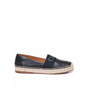 [CHLOE] 여성 에스파드리유 인 레더 앤 로프 CHC24S983H7001 블랙 /8