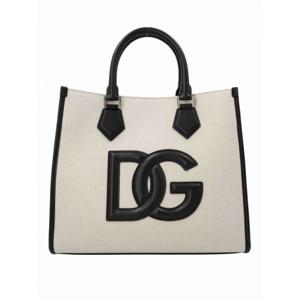 [DOLCEGABBANA] 남성 토트 백 캔버스 위드 레더 로고 BM2012AY9968S469 Cream /8