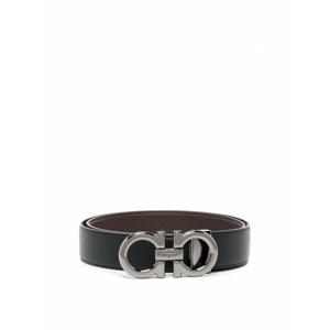 [SALVATORE FERRAGAMO] 남성 벨트 간치니 레더 어저스터블 679710689134022 블랙 /8