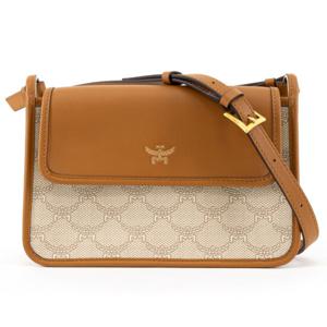 MCM 로렐 사각 로고 크로스백 BEIGE MWRESAC01 I9001