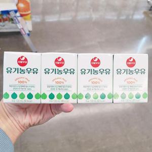[에이알비티] 서울우유 유기농 멸균 우유 120ml x 4개 89825