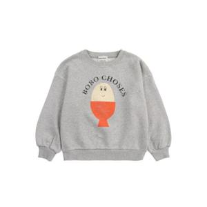 보보쇼즈 남아 그레이 MORNING EGG 스웨트셔츠 B125AC034K_041