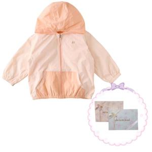[밍크뮤HP]25년SS(OR)컬러블록윈드브레이크점퍼 (35114-110-03)