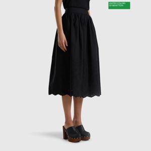 [베네통]베네통 Punching embroidered skirt 3S_46AZD001J