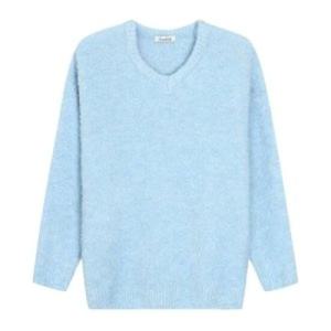 [르샵]l1f16kpo130브이넥 오버핏부클니트