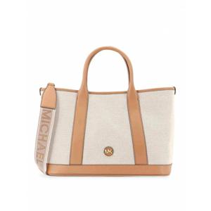 [MICHAEL KORS] 여성 토트 백 Luisa 캔버스 앤 레더 핸드백 30S4G99S8O006 베이지 /8