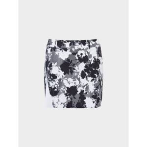 (온) 와이드앵글 WWP25Q31Z1  TO 플라워 부분플리츠 큐롯 L (Black)