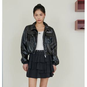 [에고이스트]텍스쳐 블럭 숏 점퍼 ER2TZ300