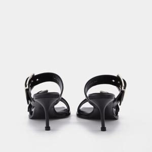 알렉산더맥퀸 버클 샌들 709991WHSWD BLACK/SILVER