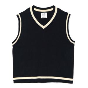 남녀공용 캠퍼스 V조끼 베스트 데일리 조끼 DS2-VEA-Q079-검정