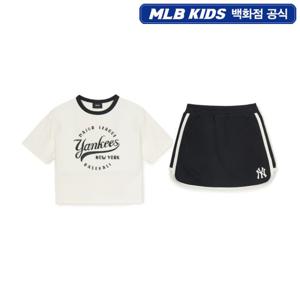[MLB KIDS] 바시티 스트릿 여아 티셔츠 세트 - CRS (7FS1V1253)