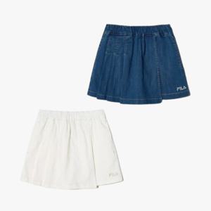 휠라키즈(FILA KIDS) (FK2SKH2304F) 랩 큐롯 데님팬츠