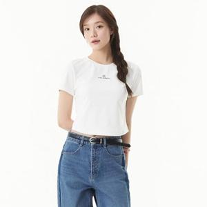 플라스틱아일랜드  (PR2CH481) 1도자수 슬림핏 티셔츠