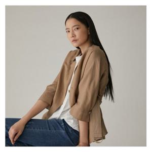 [올리비아로렌]홑겹 이중카라 자켓___VOCFUXM4221