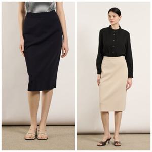 BCBG B5M3K704 블루린A라인스커트(현대목동)