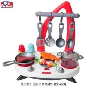 유아용품 레드박스 전기스토브세트