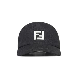 펜디 FF 로고 자수 데님 볼캡 1951805