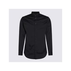 조르지오아르마니 네이비 코튼 블렌드 셔츠 1868668
