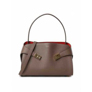 [SALVATORE FERRAGAMO] 여성 크로스 바디 백 허그 소프트 투톤 숄더 M 219816780592003 Brown /8