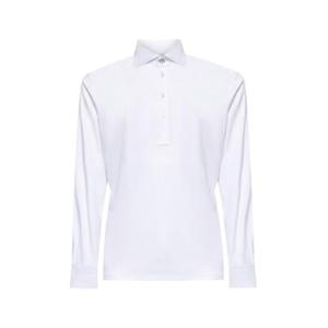 BRUNELLO CUCINELLI 롱슬리브 코튼 폴로 셔츠 1813810