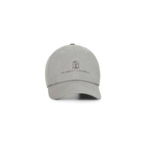 BRUNELLO CUCINELLI 브루넬로 쿠치넬리 그레이 볼 캡 1993150
