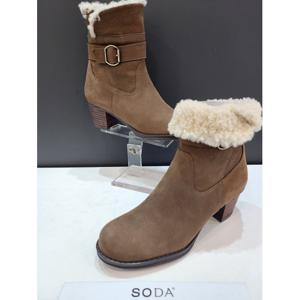 [소다][소다] FLB211 GN20 소다 SODA 여성 앵클 부츠 (여성 털부
