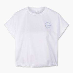 [르꼬끄]여성 썸머 자가드 루즈핏 반팔티 QP222ORS51 OWT