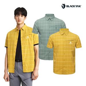 [블랙야크] 남성 경량 스트레치 반팔 셔츠_1BYYSMU004