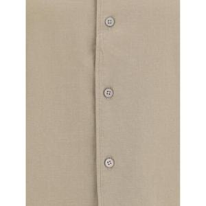 ZEGNA 코튼과 리넨 셔츠 UFX22A9SRO1_005