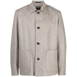 25 SS Zegna 버튼 울 셔츠 재킷 630C01A61DHAQ0 TP432515061