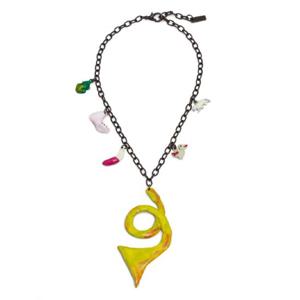 25 SS 마르니 비즈 디테일 체인 링크 네크리스  COZB0093A0M2000 TP438428618