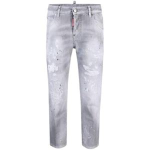 25 SS 디스퀘어드2 디스트레스드 로우라이즈 크롭 진  S75LB0730S30260 TP432195477