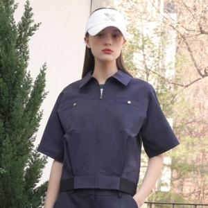 JDX HC11 여성 블루종 반팔 점퍼 X2WJW6113