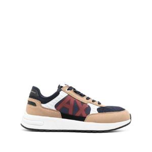 25 SS 아르마니 익스체인지 로고 프린트 로우탑 스니커즈 XUX090XV276 TP432178209