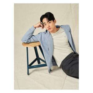 [빈폴멘]후드 집업 카디건  스카이 블루 (BC5141C52Q)