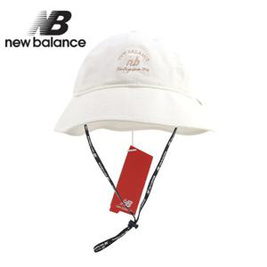 뉴발란스 키즈 돔형 리넨 버킷햇(NK8BDS204U-10)_화이트