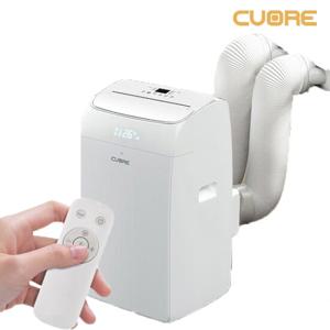 쿠오레 듀얼 이동식 에어컨 CPA-D120W / 9평 리모컨 실외기없는 작은방 사무실 제습 원룸 미니 소형